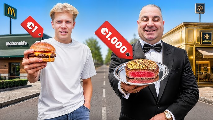 Salar test burgers van €1,- tot €1000,-